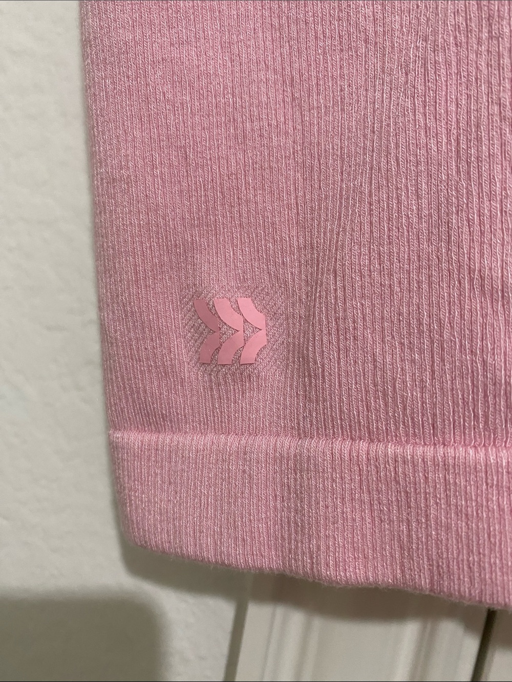 All in Motion Light Pink Ribbed Racerback Tank - Picture 4 of 4